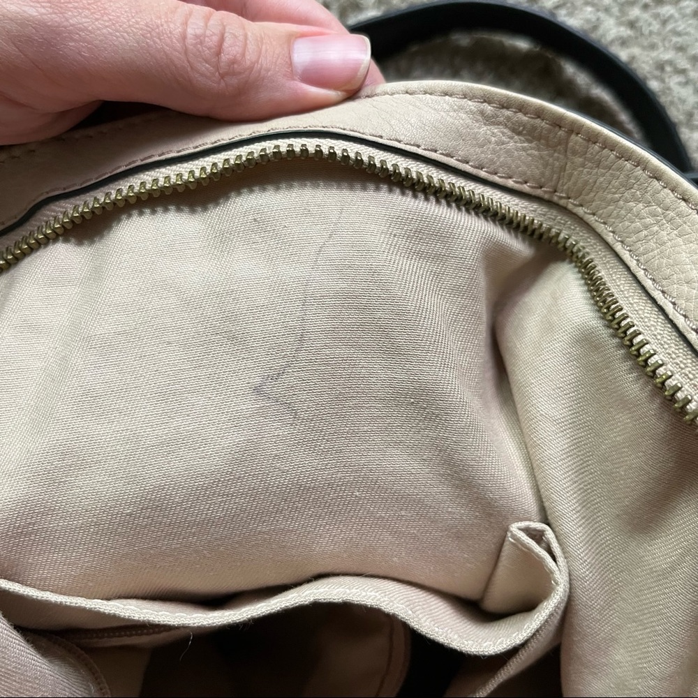 Fossil Emerson Color Block Side Pocket Satchel To… - image 6